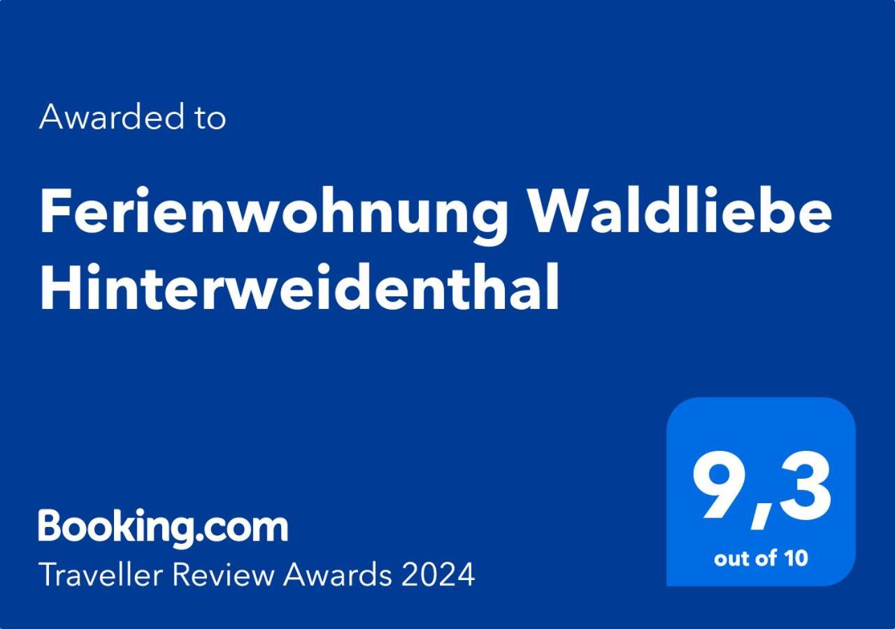 Ferienwohnung Waldliebe Hinterweidenthal Exteriör bild
